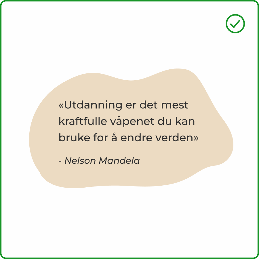 Organisk form som bakgrunn til sitat